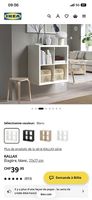 2 Kallax blanc IKEA 