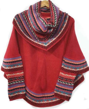 Cape Poncho Rollkragenpullover Superfein, Neu, viele Farben!