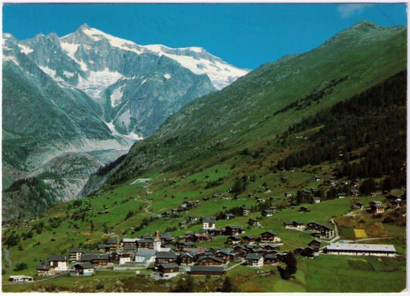 Cartes postales: Bellwald mit Wannenhorn – D'occasion à Binningen par Mountainrider
