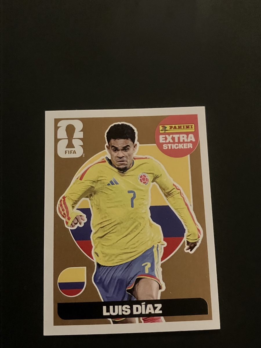 Panini Carte collezionabili: Luis Díaz extra Sticker  – Nuovo (secondo la descrizione) da Regensdorf venduto da fel_f8kp