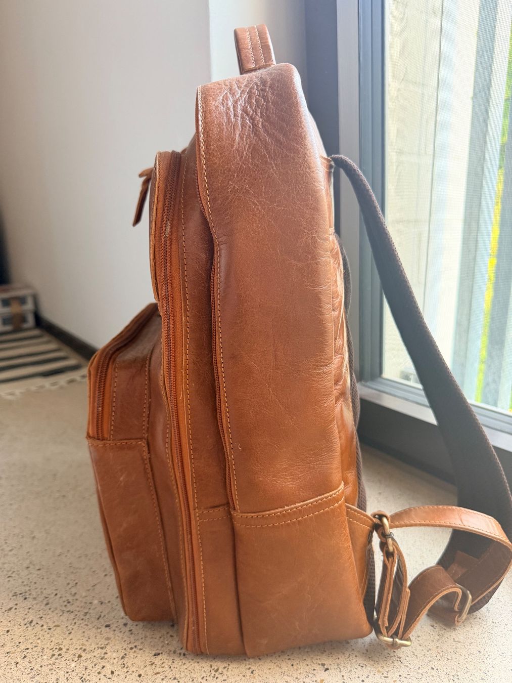 Zaini: KOELAP Rucksack aus Leder braun – Nuovo (secondo la descrizione) da Brütten venduto da Rod816 1