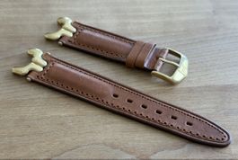 Original TAG Heuer 20/10mm Lederarmband mit Dornschliesse