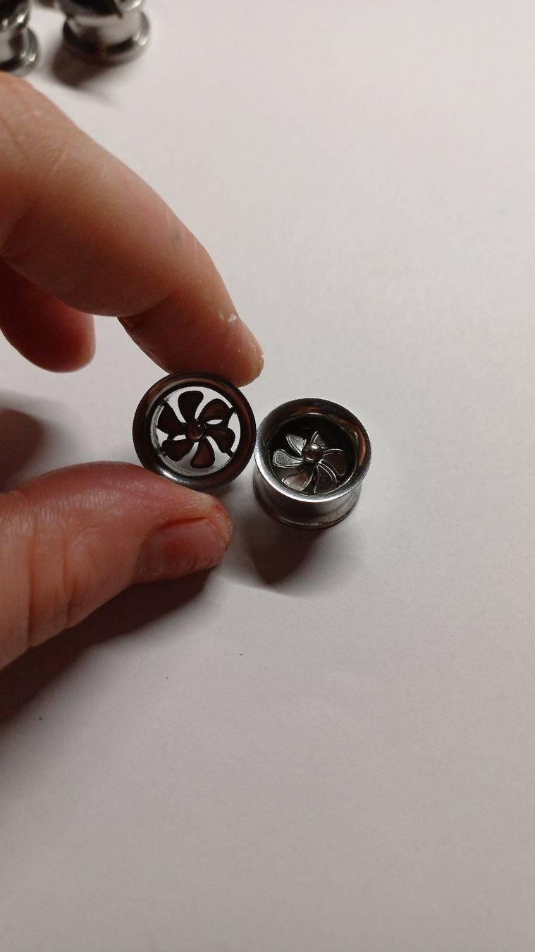 Ohrringe & -stecker: Tunnels, silber Set Gr. 14mm – Gebraucht aus Kriens von Nikamii 4