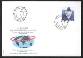 FDC 971 Ballon Breitling ET Château-D-Oex 24.3.1999
