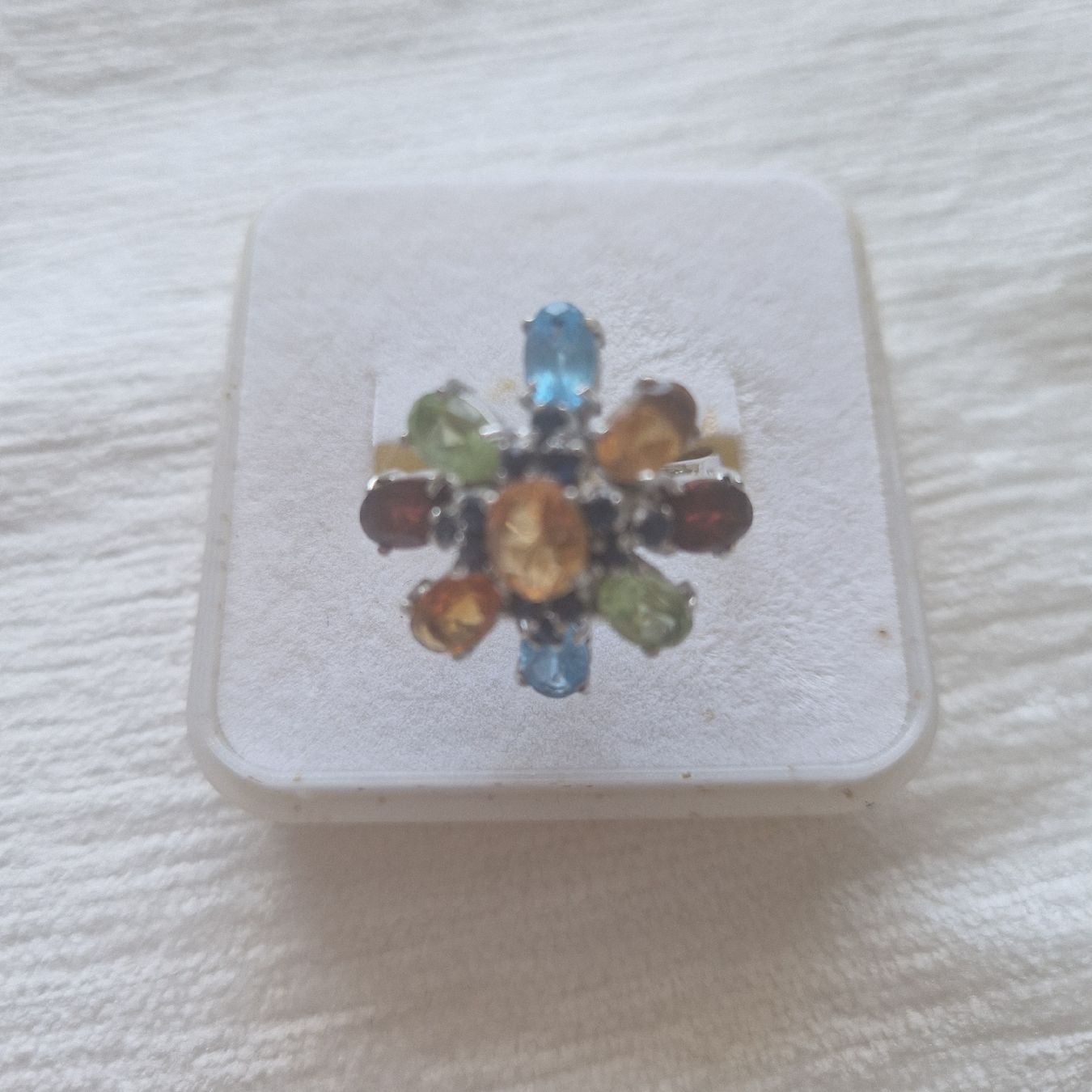 Ringe: Ring mit bunten Edelsteinen Gr. 53 – Neu (gemäss Beschreibung) aus Niederrohrdorf von Nicole430 6