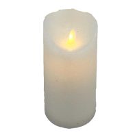 LED Kerze mit beweglicher Flamme, 9x23cm