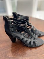 Schwarze Sandalen, Gr. 36- Pesaro