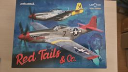1:48 P-51 Mustang Red Tails Dual combo - Eduard 11159