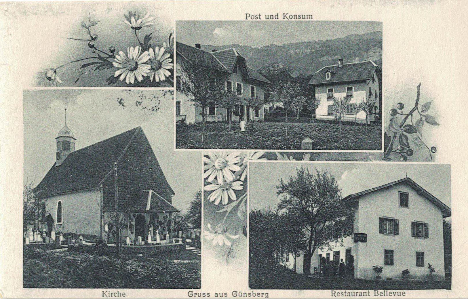 Ansichtskarten: Günsberg SO 3 Bildkarte , ca.1910 – Gebraucht aus Solothurn von Bepposol