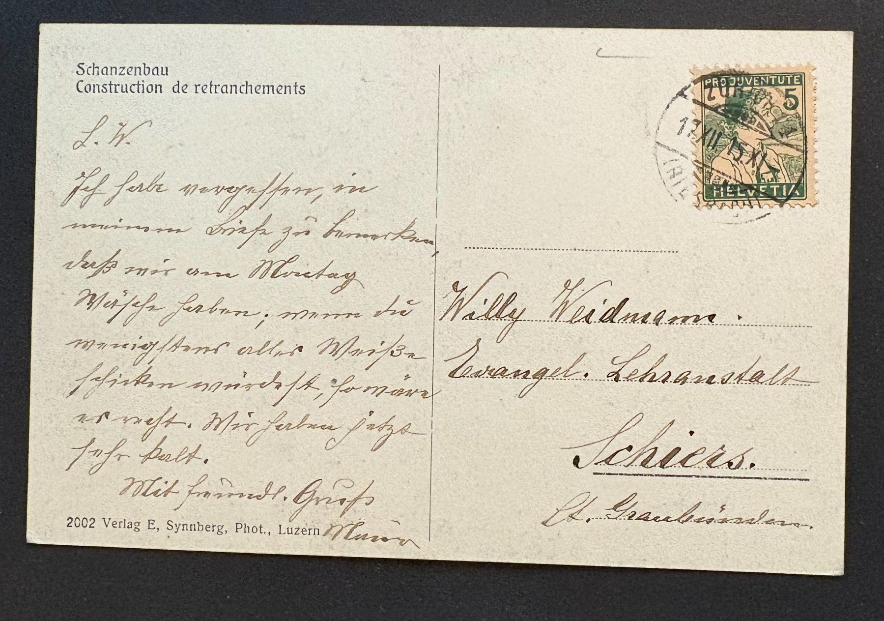 Cartes postales: ANSICHTSKARTE SCHWEIZER ARMEE – D'occasion à Ostermundigen par Wyatt-Earp 1
