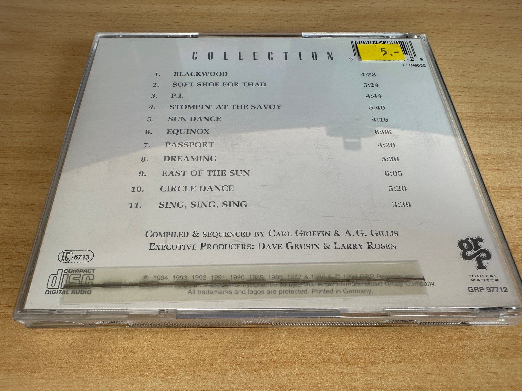 CDs: Eddie Daniels – Collection – Gebraucht aus Rikon im Tösstal von Alpenmutz 1