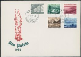 1955 - Pro Patria - Ersttagsbrief FDC ET - italienisch • it