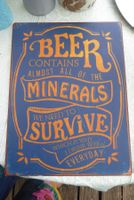 Blechschild Vintage BEER.....