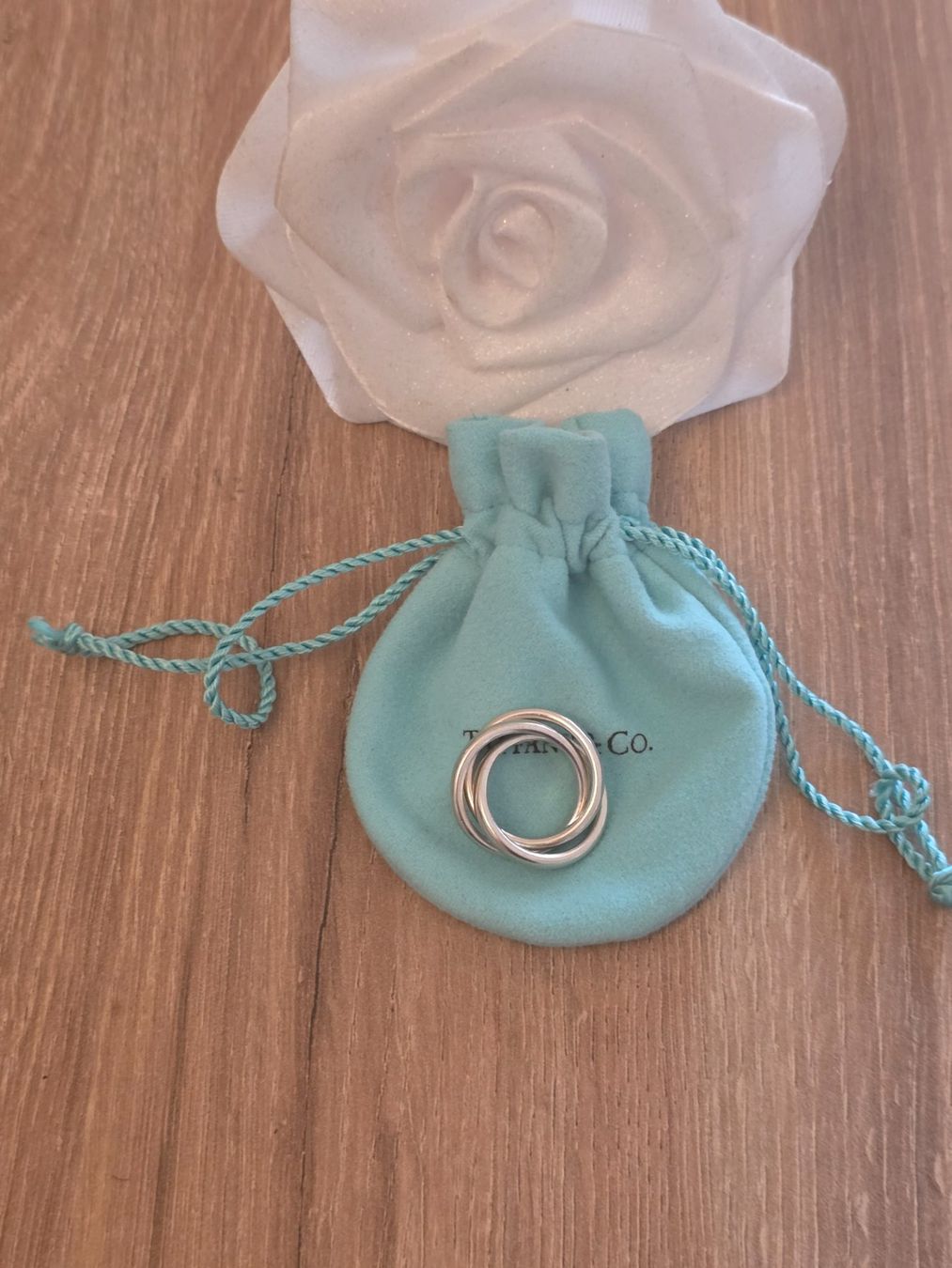 Tiffany & Co. Anelli: Tiffany &Co. 925 Silber Ring 3 er Ring – Usato da Binningen venduto da Herzliebe 6