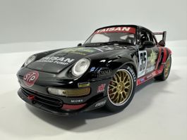 Porsche 911 Turbo GT2 (993) 1:18 Taisan, schwarz, ANSON