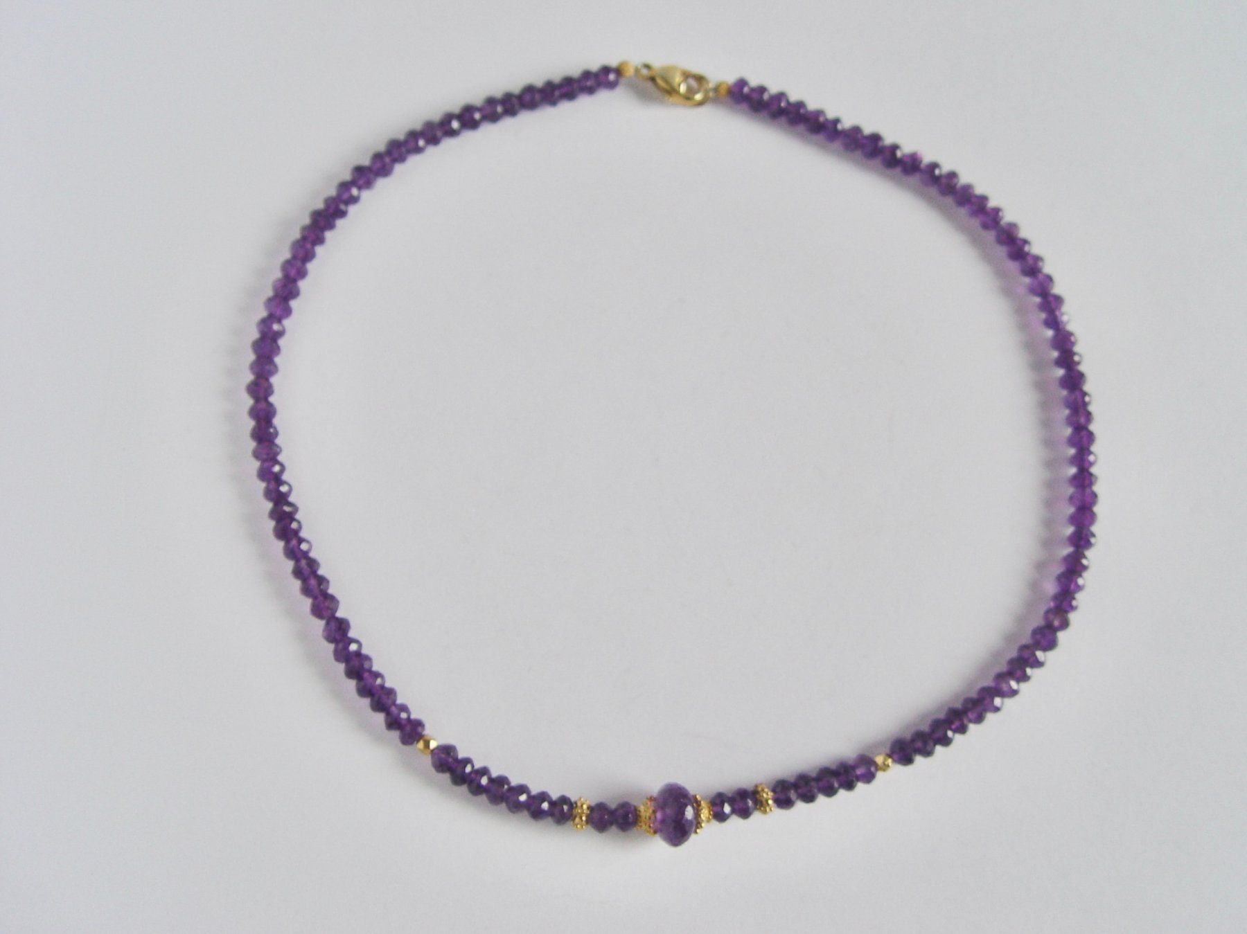 Catenine: Collier Amethyst mit Silber, vergoldet – Nuovo (secondo la descrizione) da Henggart venduto da gernli 4