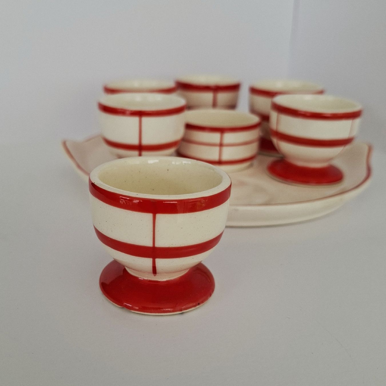 Altre Stoviglie: Vintage 8-teiliges Eierbecher Set TTT Keramik – Usato da Dietikon venduto da Magi2 3