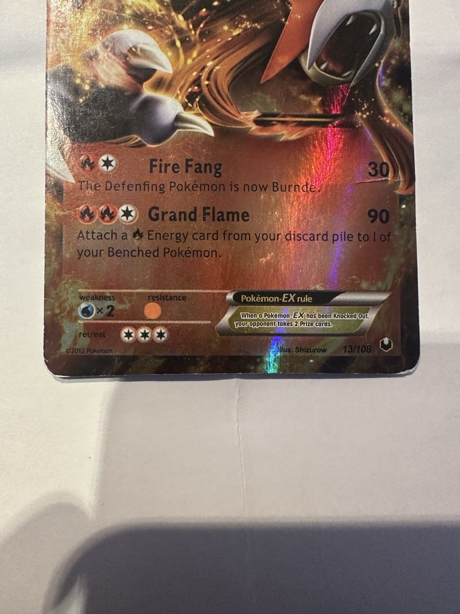 Pokémon Carte collezionabili: Entei EX 13/108 EN – Usato da Knonau venduto da dor_jd7k 3