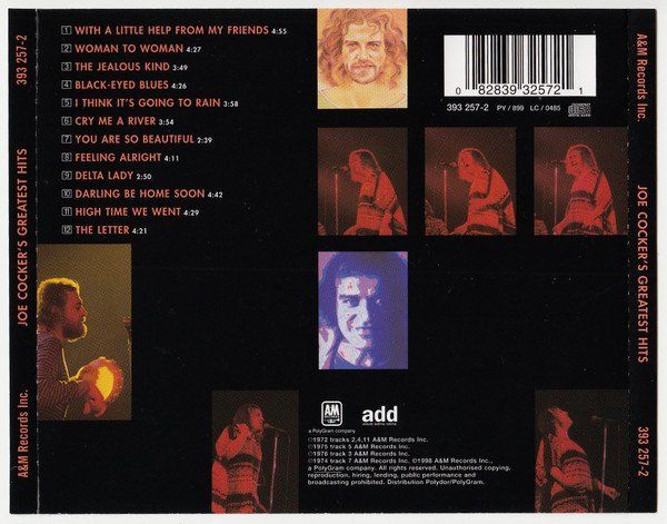 CD: Joe Cocker – Joe Cocker's Greatest Hits – Usato da St.Gallen venduto da jalamusic 1