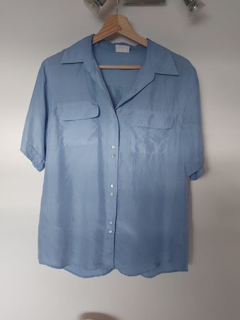 Chemisette 100% soie vintage - T. M/L