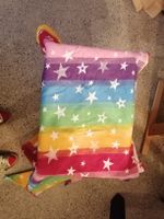 Kokadi Tuch Gr. 7 Regenbogen Sterne Baumwolle Tragetuch