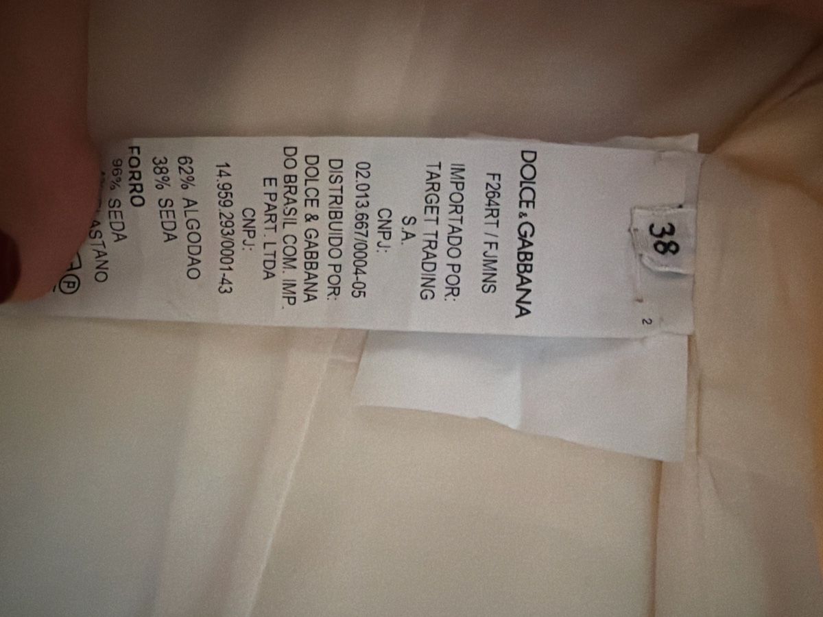 Dolce & Gabbana Giacche: Dolce & Gabbana Jacket Cream Size 38 Short Sleeve – Nuovo (secondo la descrizione) da Steinhausen venduto da bbr_kj8g 2