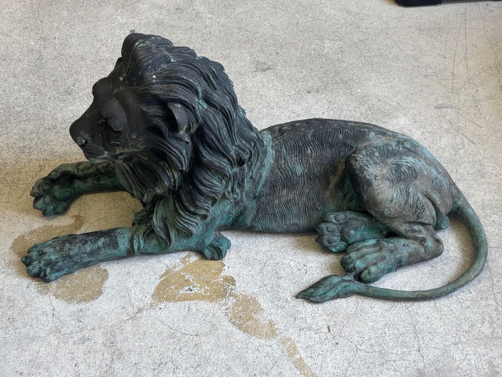 Sculture & Statue: Löwen Skulptur Bronze – Usato da Wettingen venduto da Wendemarket