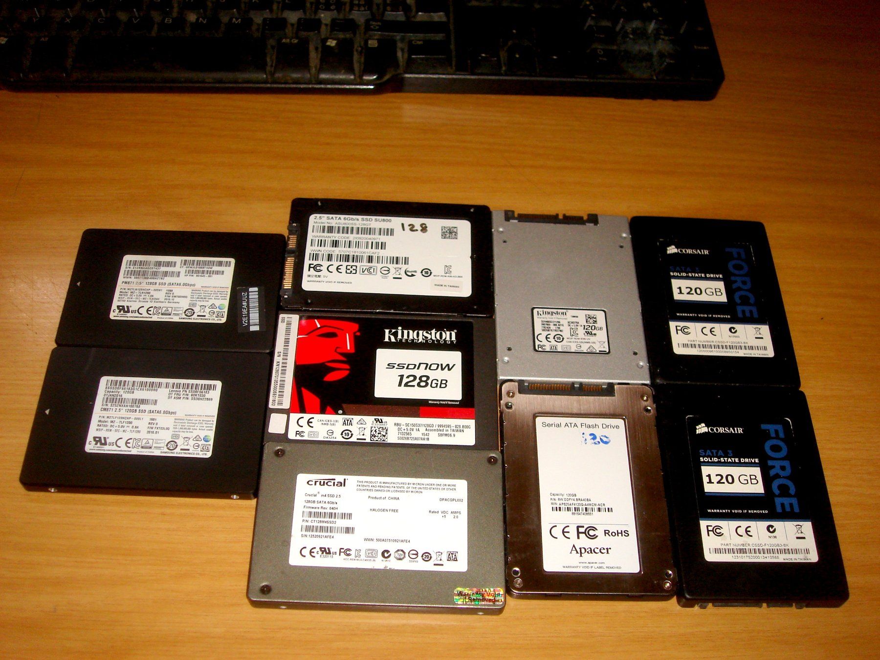 Harddisks: 1 stück 120/128gb ssd. Getestet. – Gebraucht aus St. Gallen von pc-sg