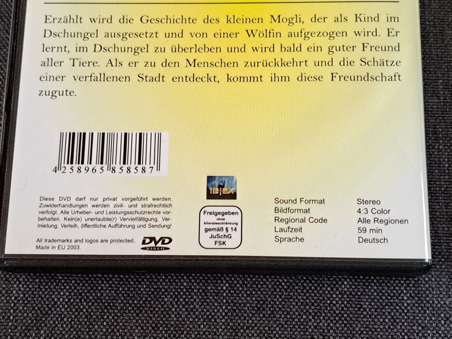 Tutti i DVDs: DVD Rudyard Kipling Das Dschungelbuch – Nuovo (secondo la descrizione) da Unterseen venduto da Kanica 4