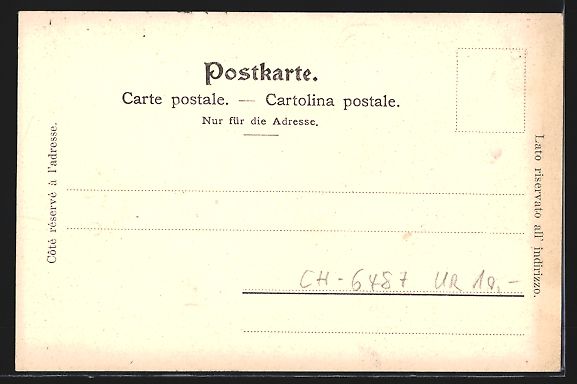 Cartes postales: Goeschenen, Ortsansicht mit Gotthardbahn – D'occasion à Berlin par bartko-reher 1