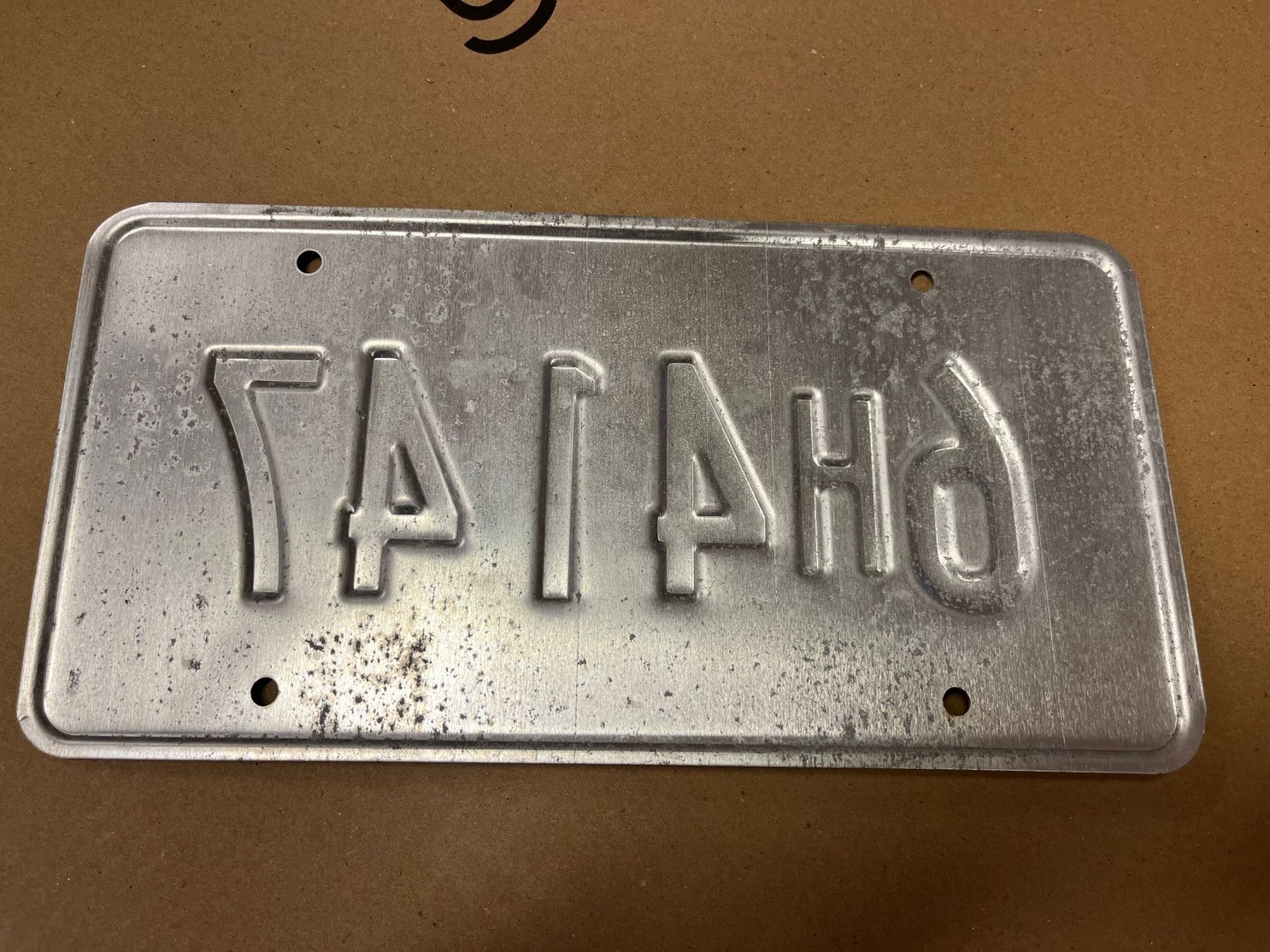 Schilder: Plaque américaine - Indiana – Gebraucht aus Matran von Bridge-Mania 1