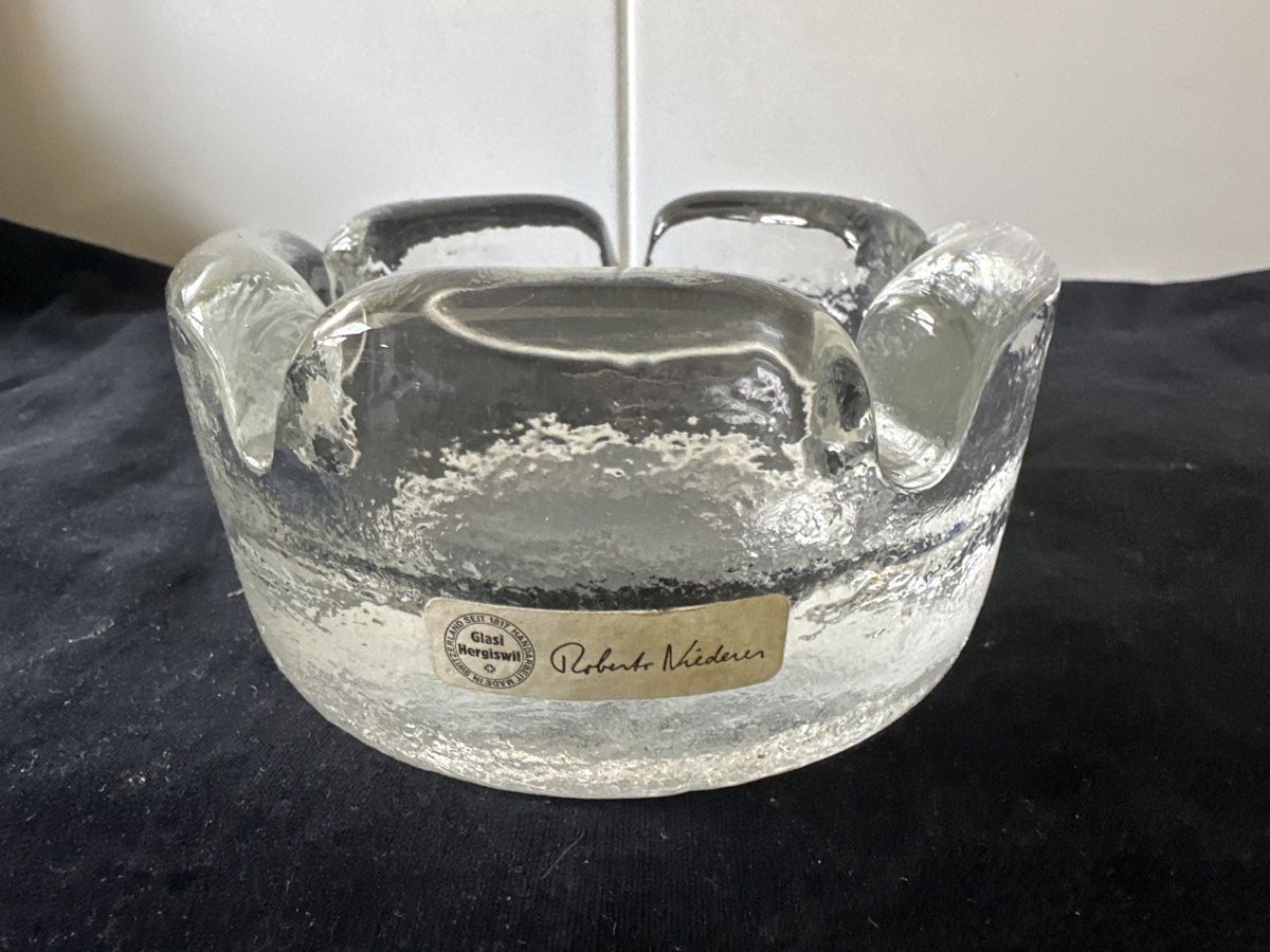 Portacenere: Glaskunst Niederer Aschenbecher Vintage 60er – Usato da Zürich venduto da Chaeffeler 1