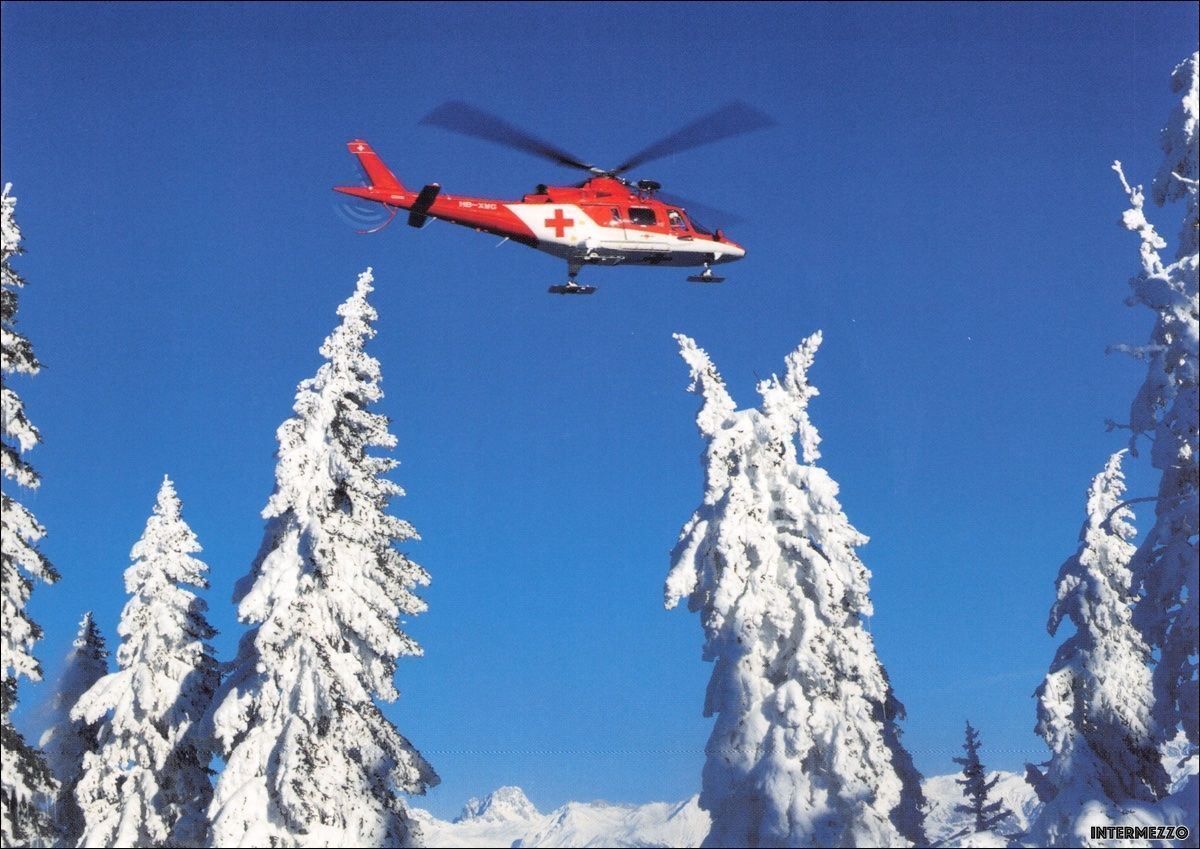 Ansichtskarten: Rega // Helikopter Agusta A-109-K2 – Gebraucht aus Basel von intermezzo12