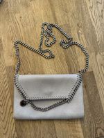 Stella McCartney Falabella Wallet on Chain hellgrau