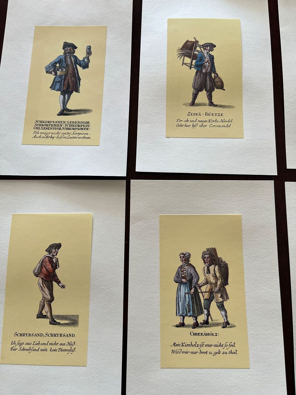 Foto & Immagini: David Herrliberger's  Ausrufbilder -  Berufe um 1800 – Usato da Stetten AG venduto da Brissago25 6