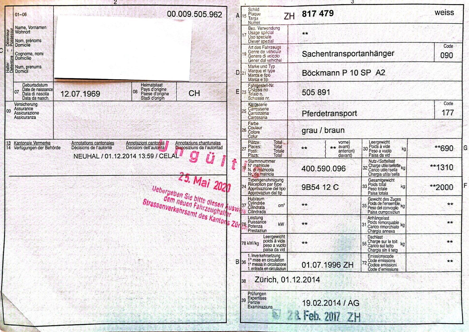 Anhänger: Pferdeanhänger – Gebraucht aus Staffelbach von Nik023 9