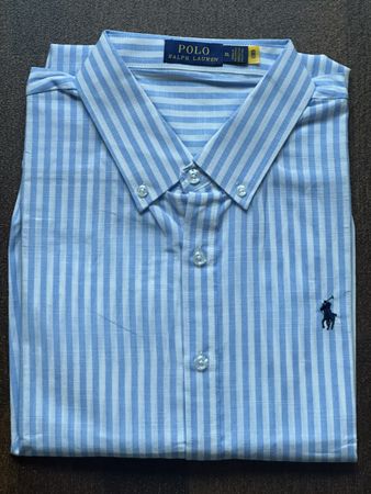 Polo Ralph Lauren Hemd, Blau-Weiss Gestreift!