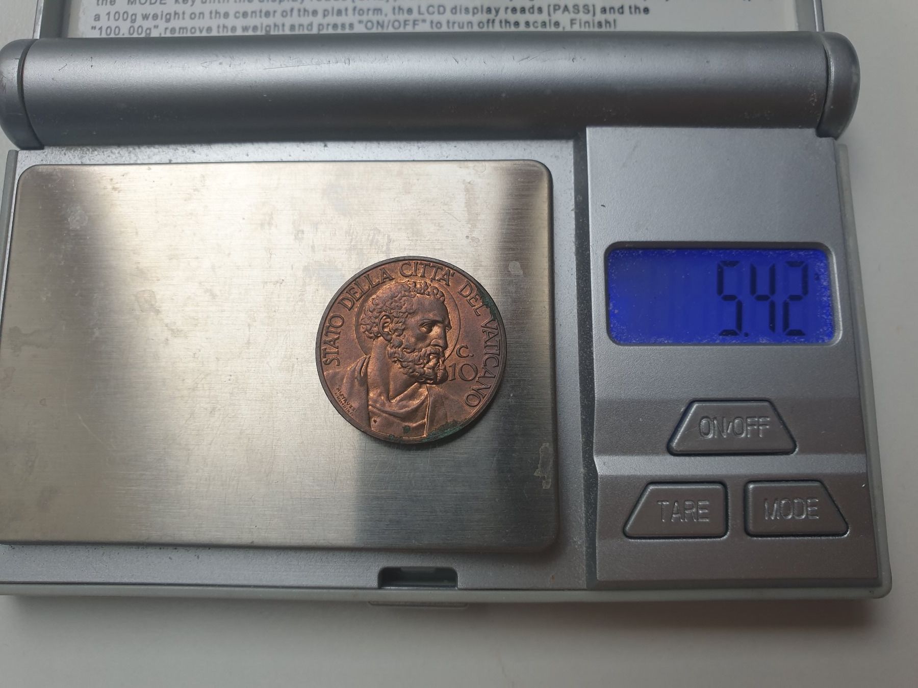 Toutes les monnaies: 🇻🇦  Vatican 10 centesimi 1934 XF - Luster – D'occasion à Chavannes-Renens par silverismoney 2