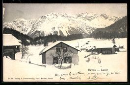 AK Davos, Laret en hiver, 1903