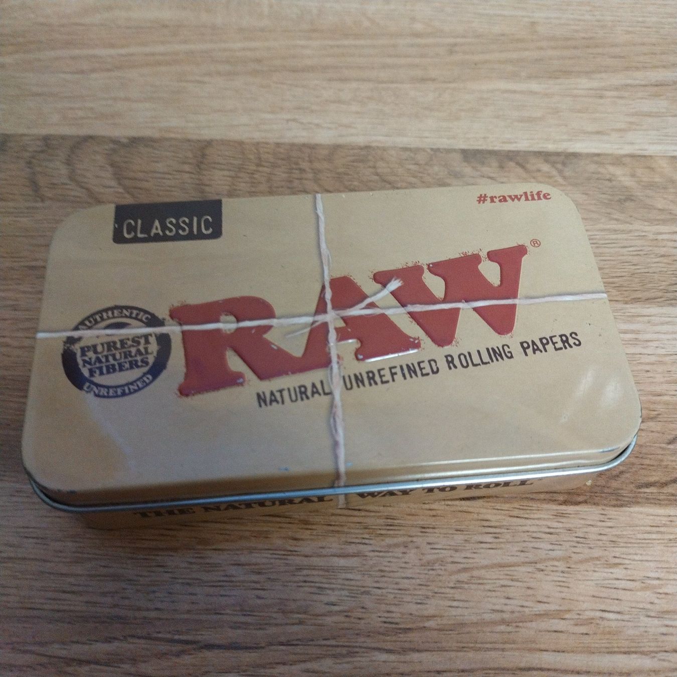 Tabak: Gold Block Tabak - Büchse Aristocrat +  Raw – Gebraucht aus Untersiggenthal von vonberner 2