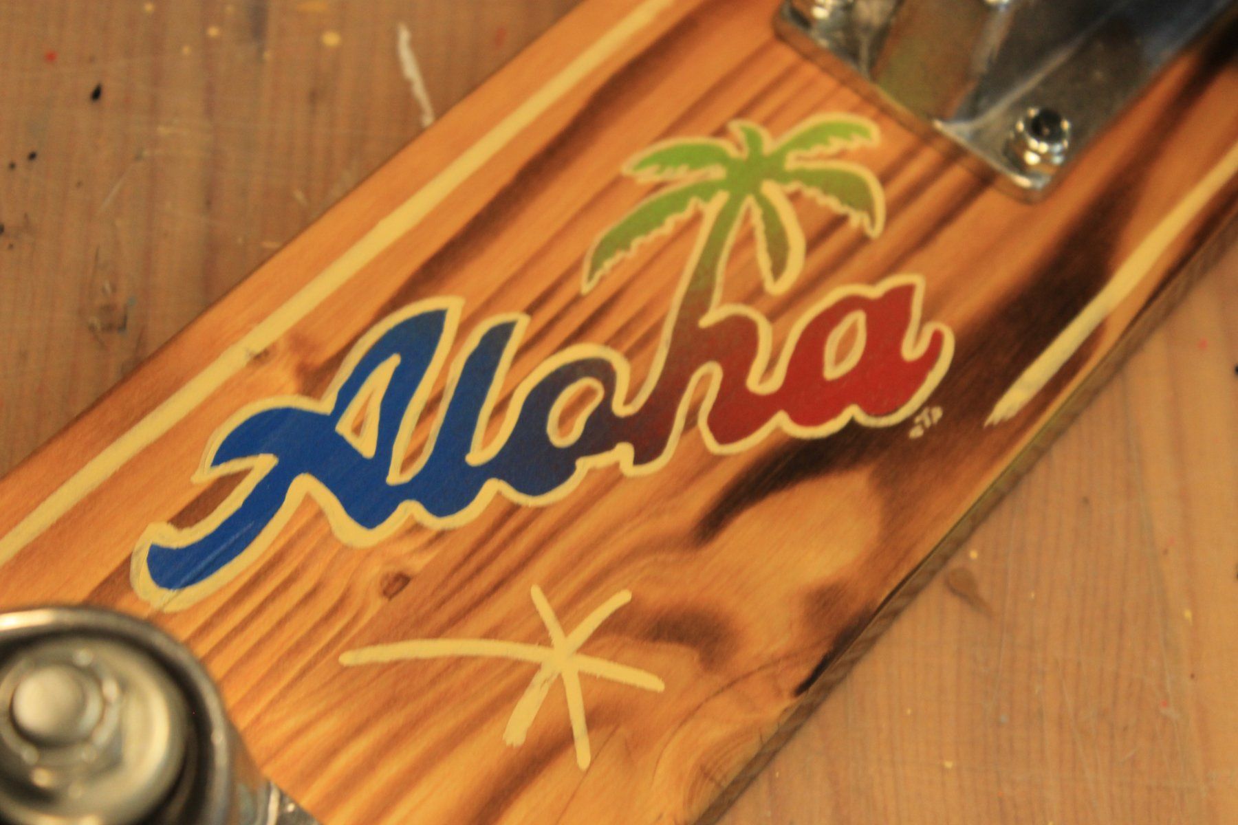Skateboards: ALOHA TIKI Skateboard Unikat Handmade – Nuovo (secondo la descrizione) da Willisau venduto da Pzm81 2