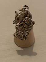 Vintage Schmuckanhänger Drache Sterling 925