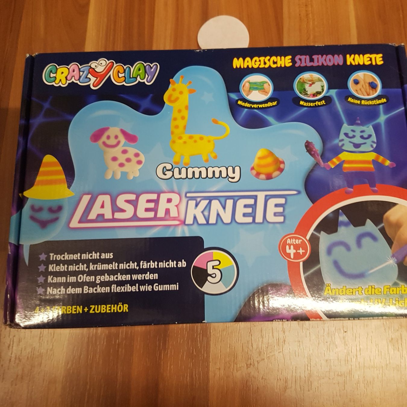 Materiale per modellare: Laserknete crazy clay – Nuovo e nell'imballaggio originale da Schwarzenburg venduto da Flamingo07