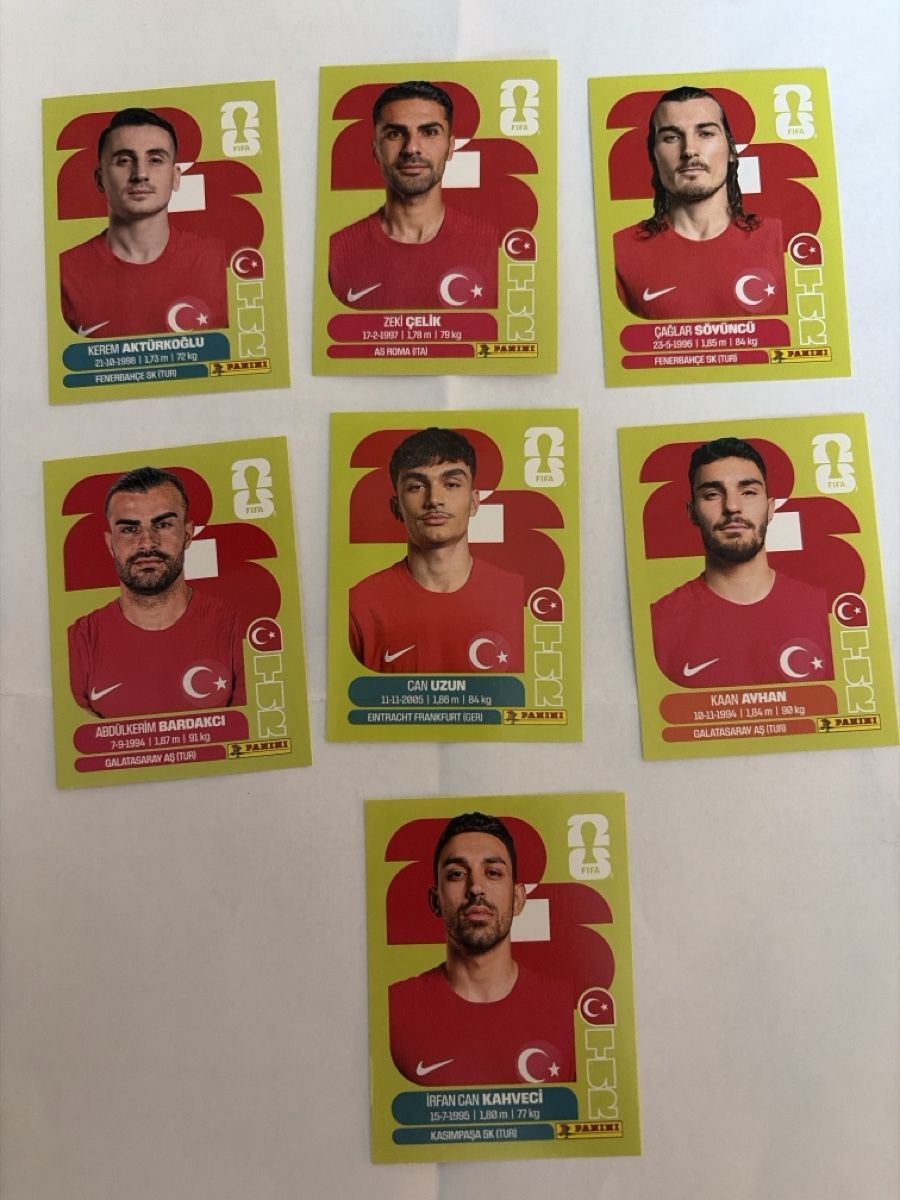 Panini Carte collezionabili: Panini 2026 lot de carte TUR – Nuovo (secondo la descrizione) da Pensier venduto da swerrmich