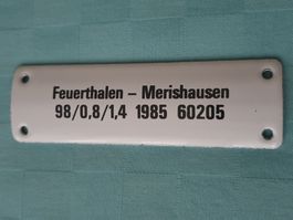 Emailschild Feuerthaler - Merishausen