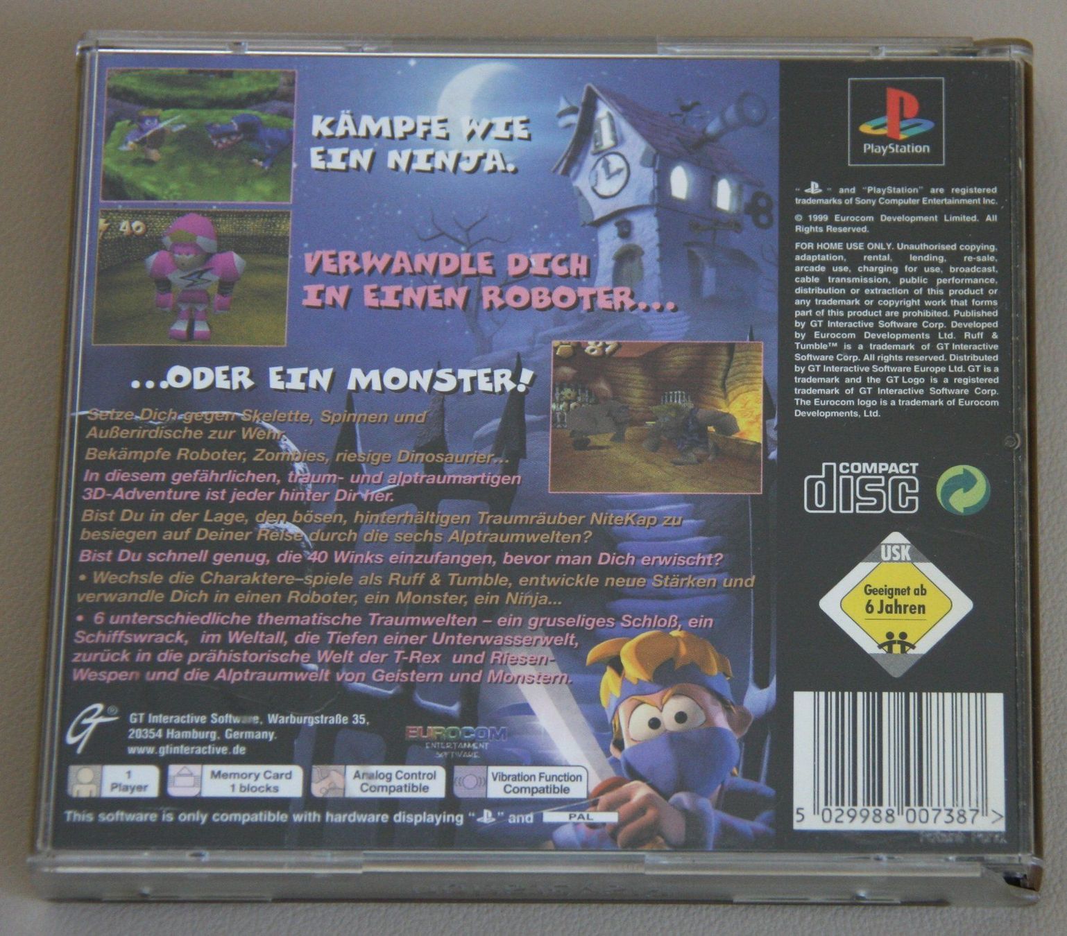 Sony Spiele: Ruff & Tumble PS1 – Gebraucht aus Fisibach von Retrogames24 1