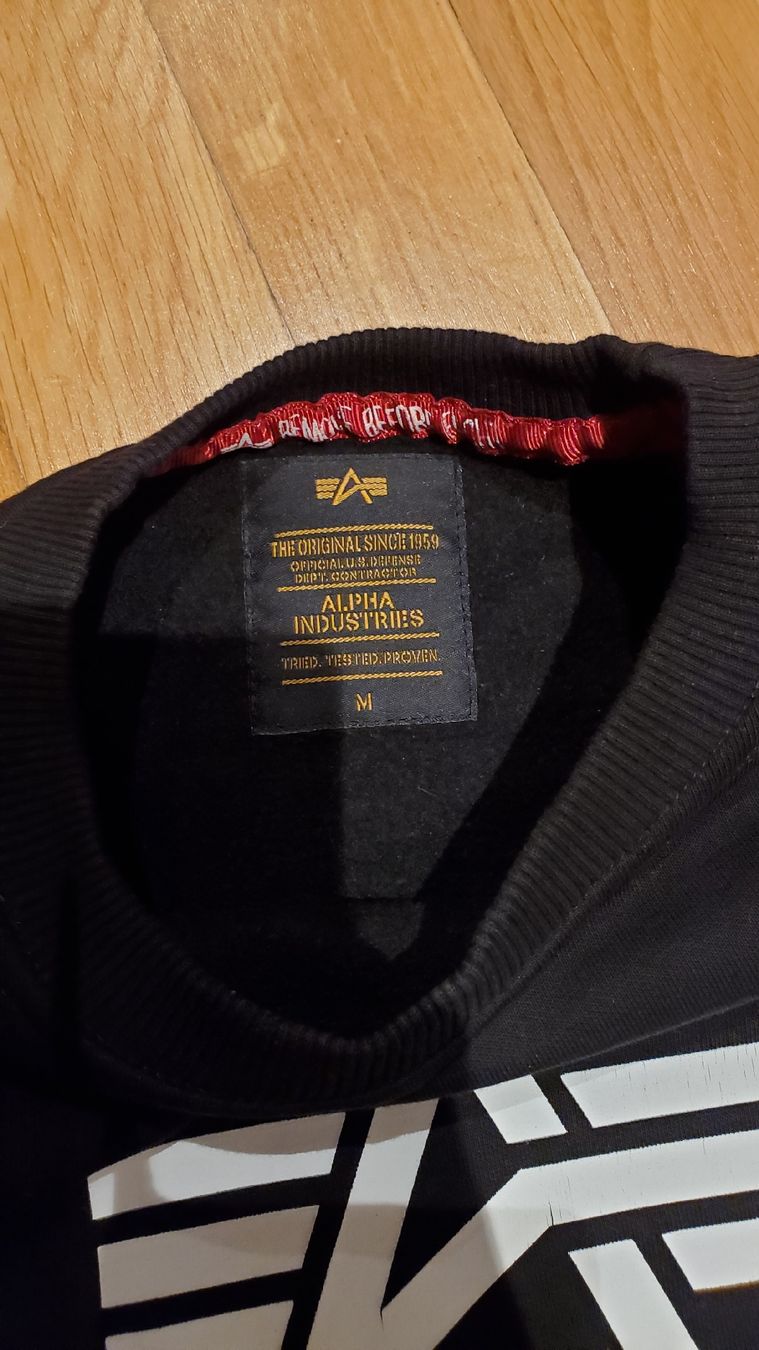 Alpha Industries Pullover & Sweatshirts: Alpha Industries Pullover schwarz Grösse M – Gebraucht aus Uster von lof_2xmz 1