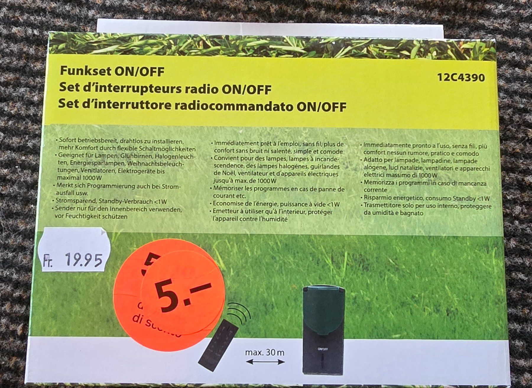 Spine: Funkset mit Fernbedienung Steffen – Nuovo e nell'imballaggio originale da Herzogenbuchsee venduto da Numis25 3