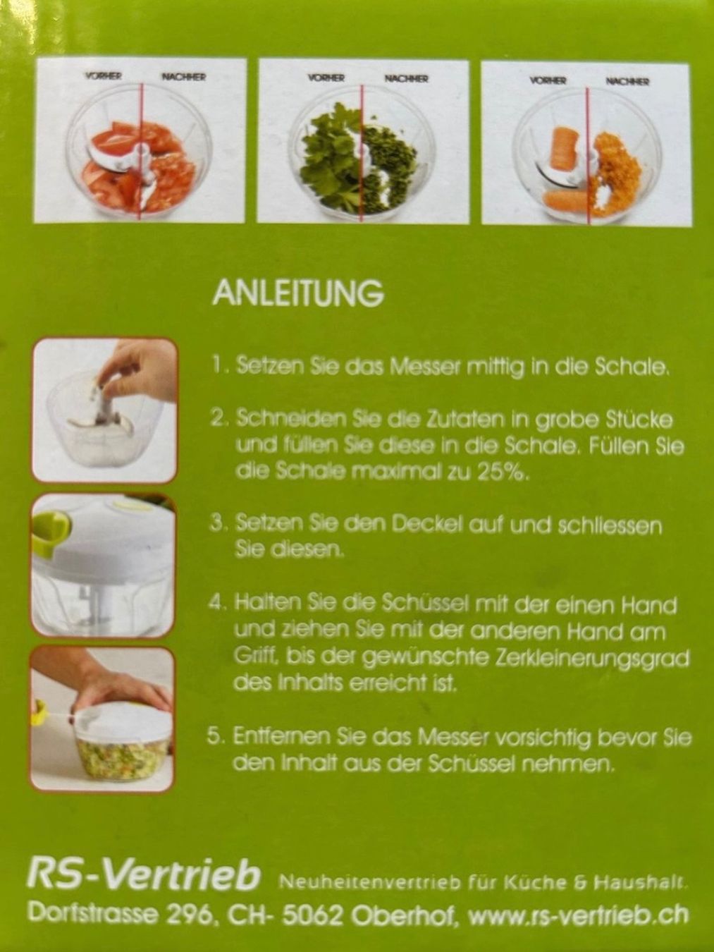 Elettrodomestici da cucina: Mini Slicer 2.0 Pro, Zerkleinerer NEU – Nuovo e nell'imballaggio originale da Winterthur venduto da Timoer 1