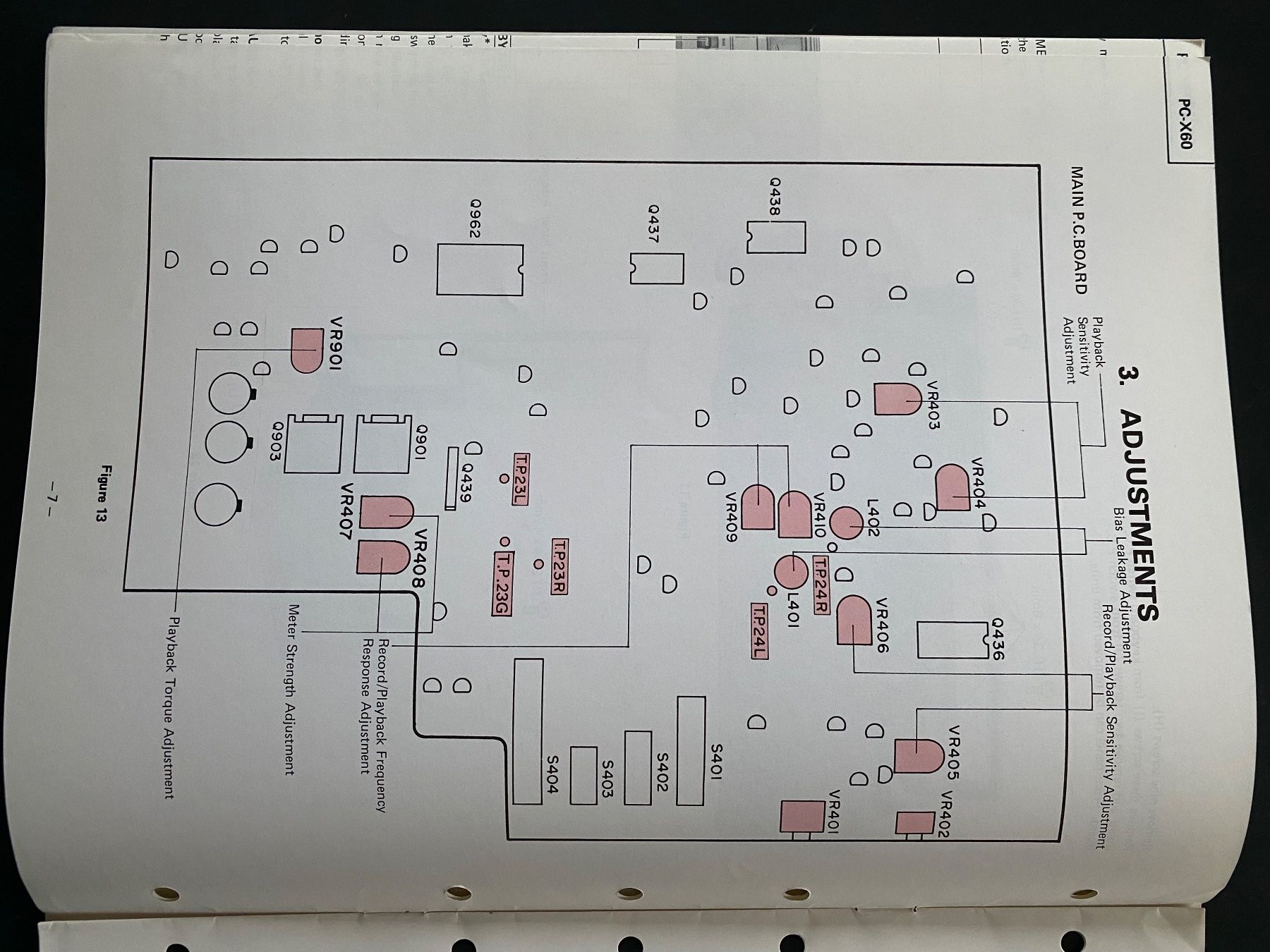 Toshiba Registratori: Servicemanual TOSHIBA PC-X60 Cassetten Deck – Usato da Erlenbach ZH venduto da Leaford 5